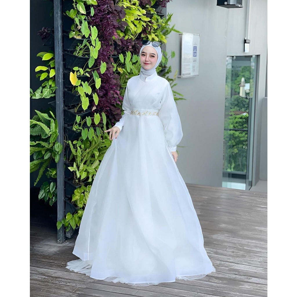 Marwa Dress in White | Wedding Dress | Ied Collection