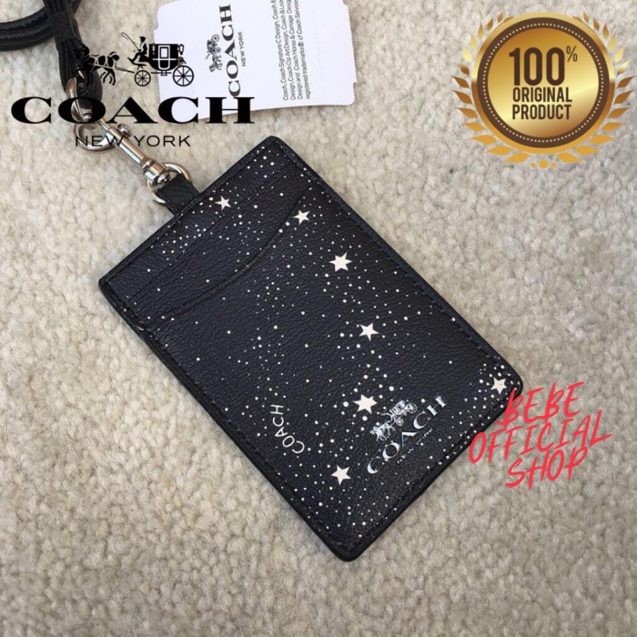 

[Original] Coach Rare Celestial Id Lanyard / Coach Lanyard Id Card Star Seller