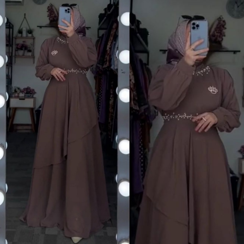 SEREN DRESS Gamis muslimah jumbo xxxl ld 110cm polos ceruty baby doll gamis polos jumbo ld 110cm gamis ceruty remaja dress pesta gamis kondangan terbaru dress ceruty gamis busui grosir drss ceruty lebaran terbaru konveksi dress ceruty baby doll