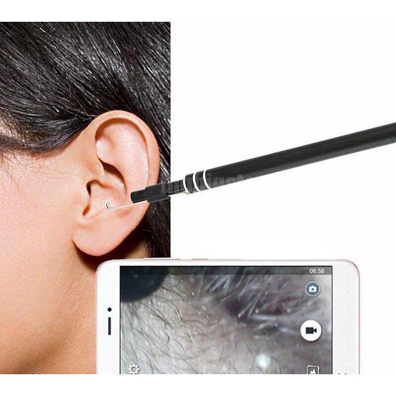 Camera endoscope android kabel endoskopi kecil mini waterproof telinga