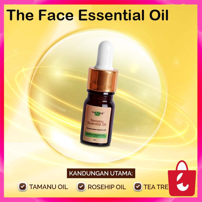 The Face Tamanu Esential Oil Serum 5ml BPOM Mengembalikan Elastisitas Kulit