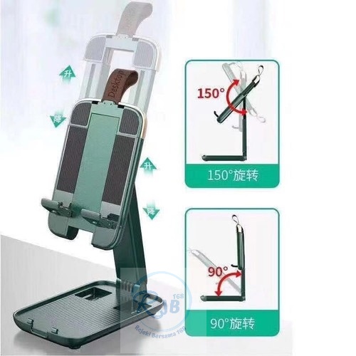 Dudukan hp kecil stand phone Holder lipat universal