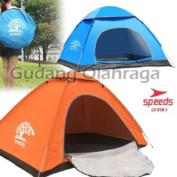 BEST SELLER Tenda Camping 2 Orang Lipat Poble Waterproof Anti Air Indoor Outdoor SPEEDS LX 018-1