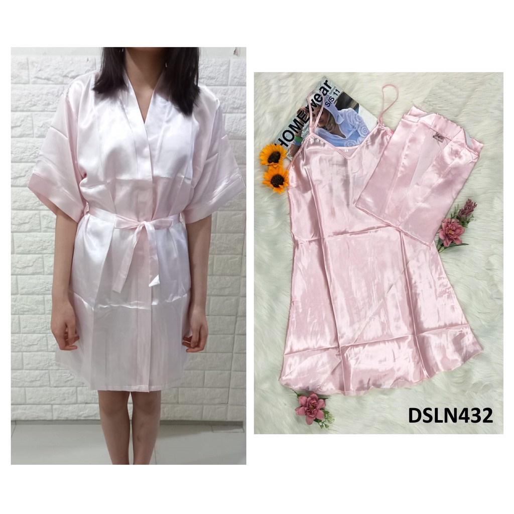 Baju Tidur Wanita Dress Kimono - Dalaman dan Kimono