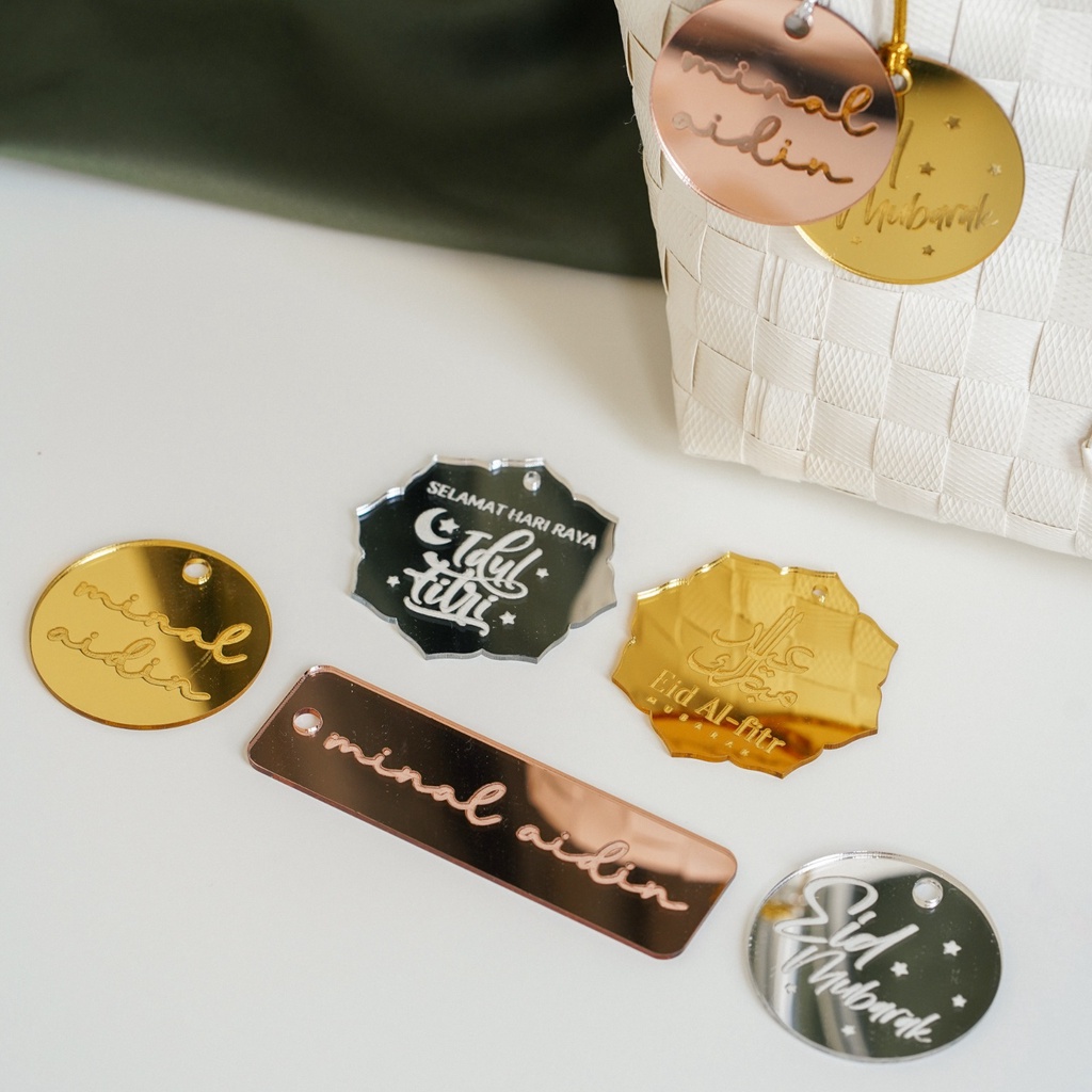 

TAG LEBARAN | Gift tag idul fitri eid mubarak hampers kado gantungan bingkisan hadiah lebaran 2023