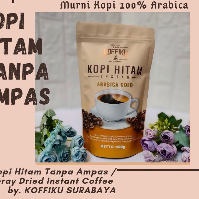 

ⅎ KOFFIKU [ARABICA GOLD] Spray Dried Instant Coffee/ Kopi Tanpa Ampas 200 gram Murah Surabaya ✤