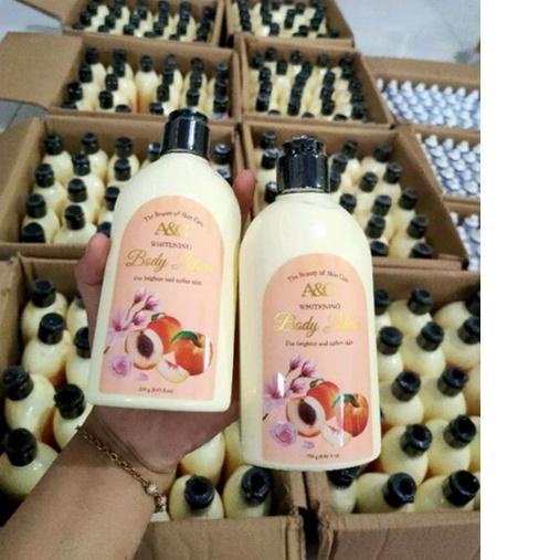 ♧ Lotion Peach  Lotion A&G whitening Kuning Hand and body Lotion ✥