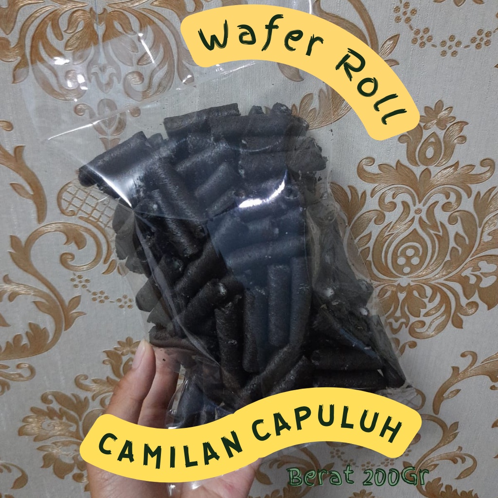 

Camilan Capuluh - Wafer Roll 200Gr