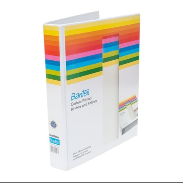 

Bantex Insert Ring Binder 3 Ring /65Mm/A4 White #8662 07/Harga Per.Pcs Star Seller