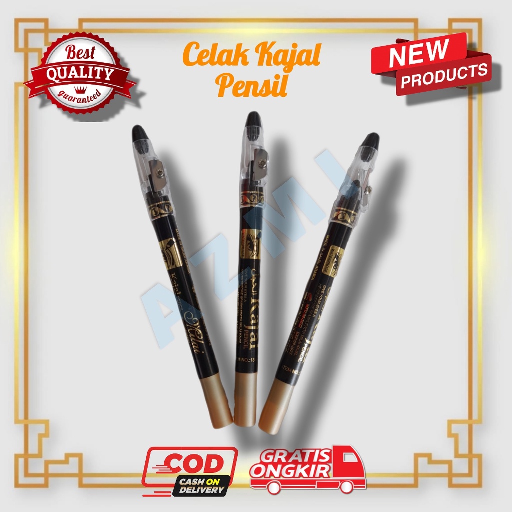 Pensil Celak Kajal Arab Waterproff Serutan Terlaris Original