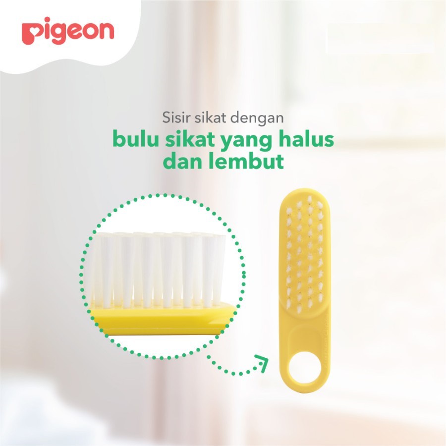 Pigeon Comb and Hair Brus set import/ sisir dan sikat rambut bayi