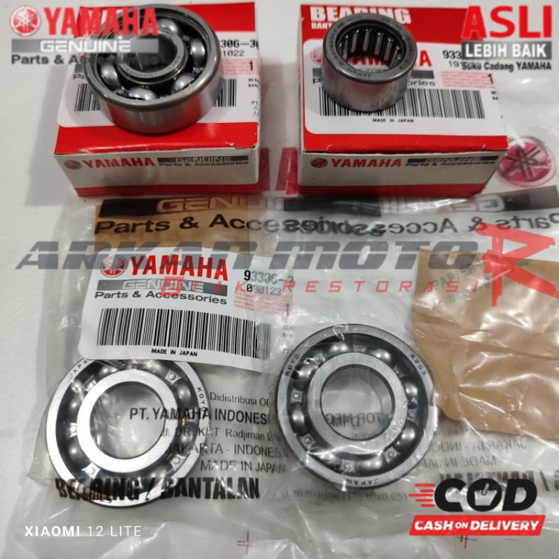 LAHER LAKER BEARING RASIO SET MIO SPORTY SMILE SOUL NOUVO Z LELE ORIGINAL