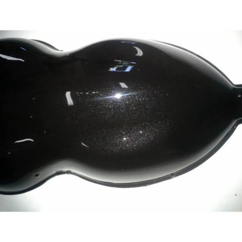 Cat Hitam Metallic PU Metallic Cat Motor mobil Dan Sepeda 1 liter