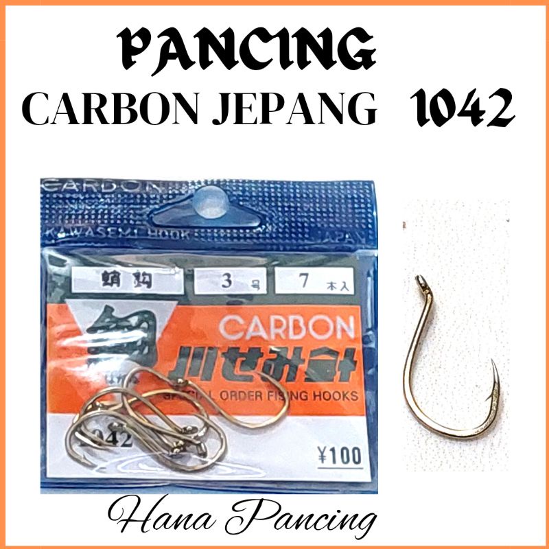 Mata Kail Pancing Carbon Jepang 1042 Berlubang
