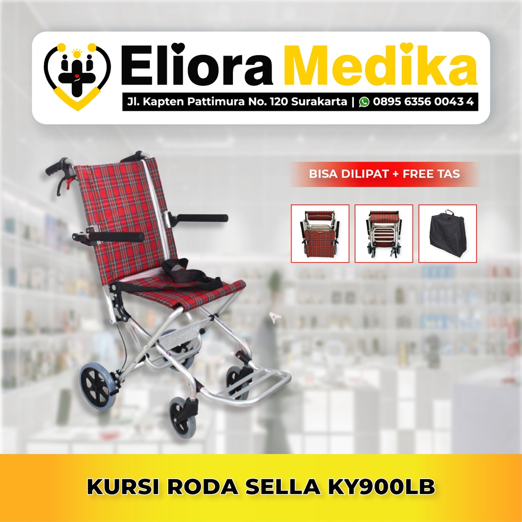 KURSI RODA Travelling Haji Umroh Merk SELLACO DY01903LB