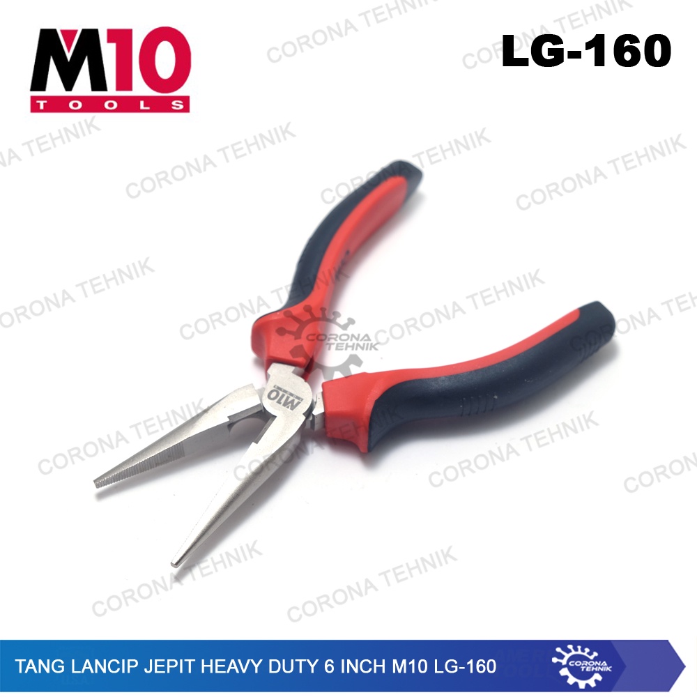 6 Inch M10 LG-160 Tang Lancip Jepit Heavy Duty