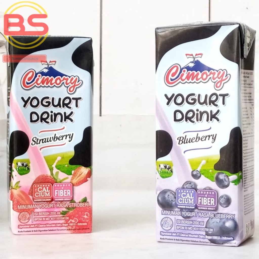 CIMORY YOGURT DRINK 200ML / YOGURT RASA STRAWBERRY / YOGURT RASA BLUEBERRY