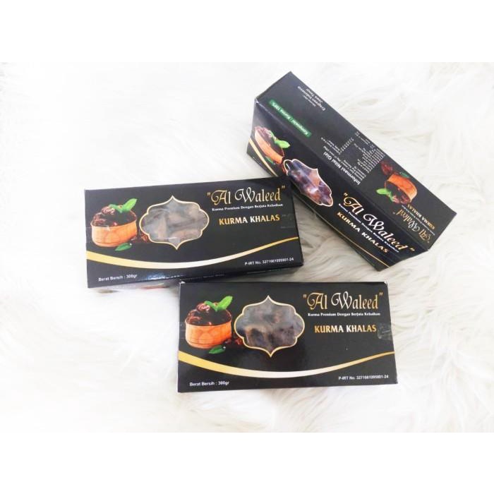 

Kurma Khalas Kurma Premium Al Waleed 300Gr