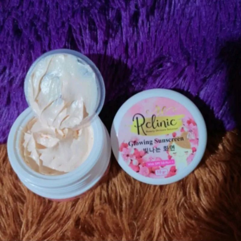 Glowing sunscreen RCLINIC SPF50 DOKTER / CREAM SIANG SUNBLOCK RCLINIC /TUNAS