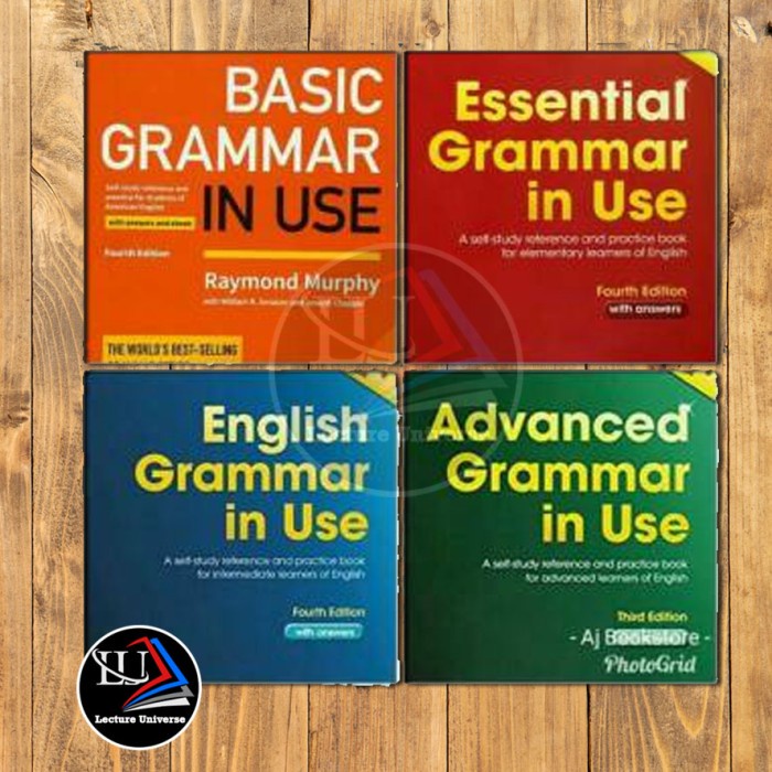 PAKET 4 BUKU CAMBRIDGE GRAMMAR IN USE WITH