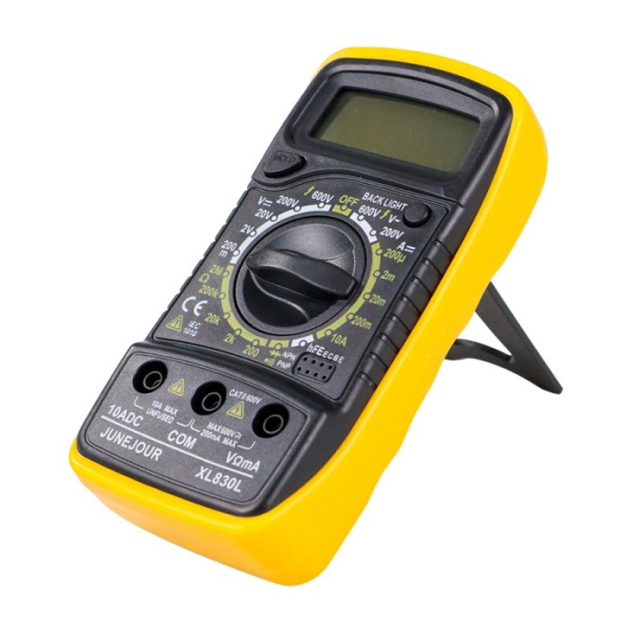 AC Mini Mini Digital Multimeter AC/DC Voltage Tester - XL830L - Black(X5B8) AC Mini Super Dingin Kip