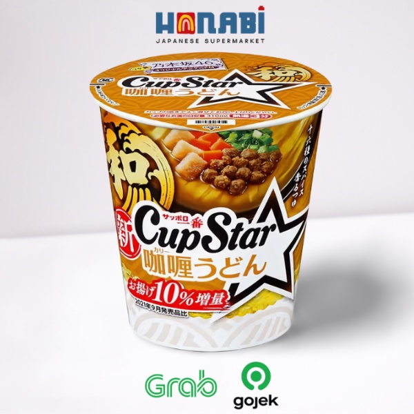 

Sapporo Ichiban Cup Star Curry Udon 82g - Mie Kari Udon Made In Japan