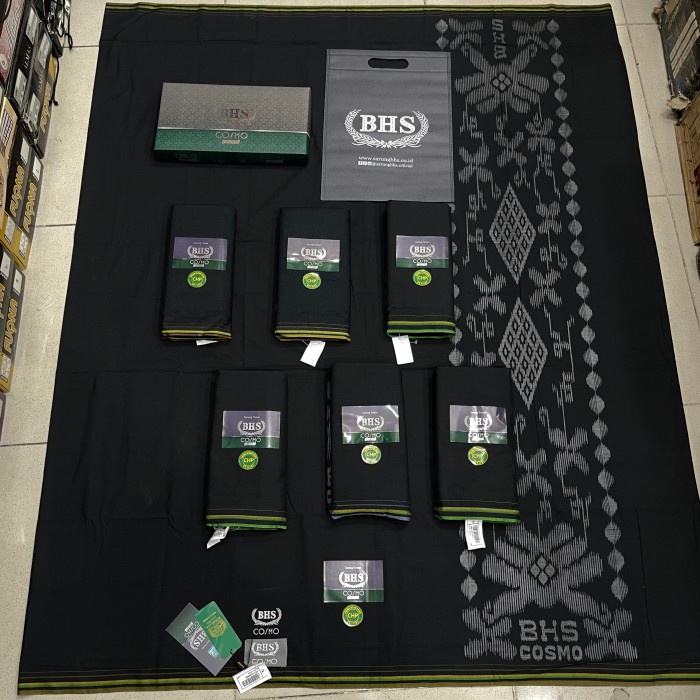 Halaandshop- Sarung Bhs Original Murah Sarunv Bhs Hitam Sarung Bhs Polos Warna