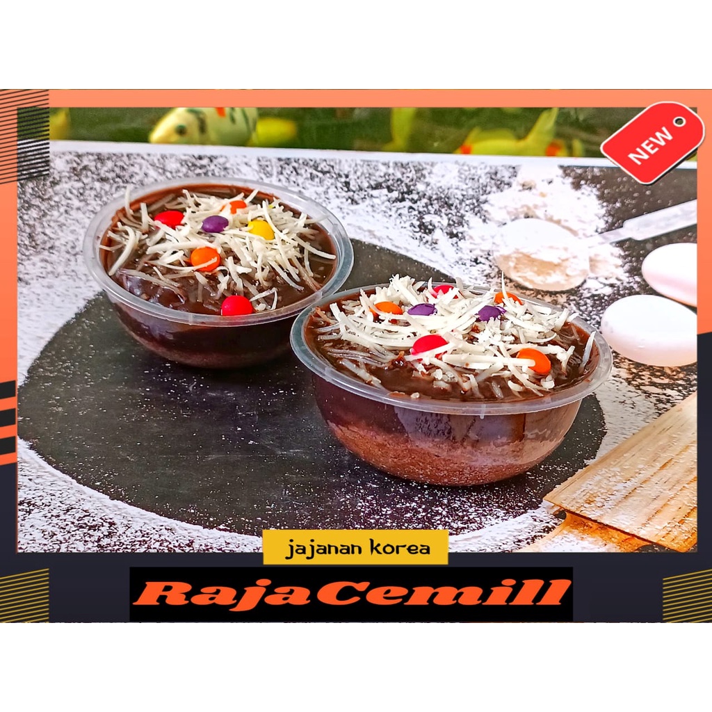 

RajaCemill Brownies Coklat Raja Lumer Dessert Cup 200ml Kue Brownies Lembut Lumer Toping Keju Murah