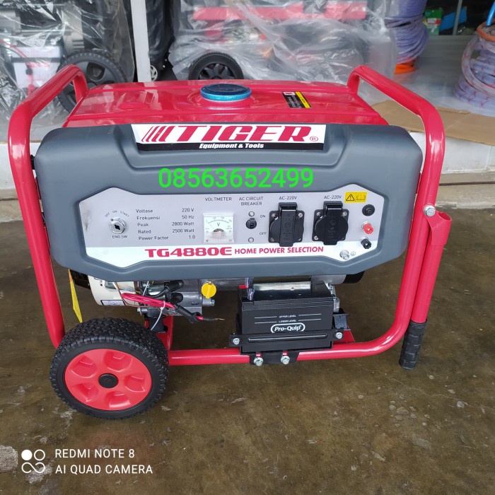 (:(:(:(] Genset Tiger 2500 Watt Tiger TG 4880 E