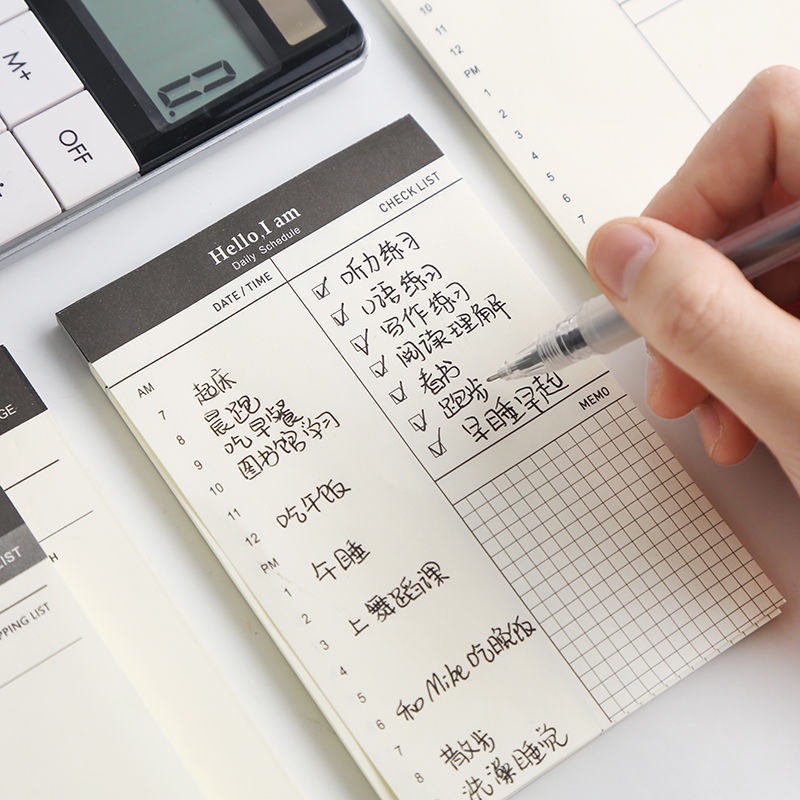 

MEMO PAD TO DO LIST PLANNER
