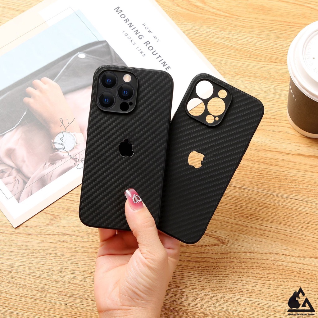 Softcase Black Dove Carbon Matte FOR iPhone 14 PRO MAX 14 PLUS 13 PRO MAX 12 PRO MAX Mini 11 PRO MAX XR XS MAX 7 7+ 8 8+ SE 2 3 6 6+ 6S 6S+ Lubang Logo Apple Soft Case Blackdoff Hitam Doff Series MEWAH Silikon