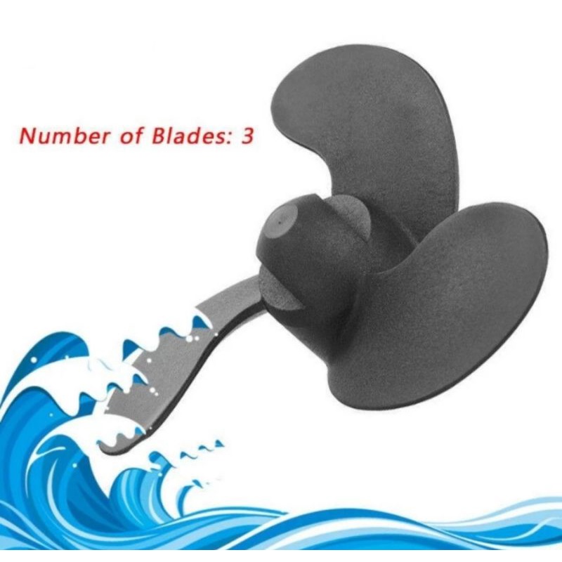 F6 Propeller  Boat Outboard Plastic For Tohatsu Nisan 2.5HP 3.5HP Mercury 3.3HP .Baling-Baling Mesin