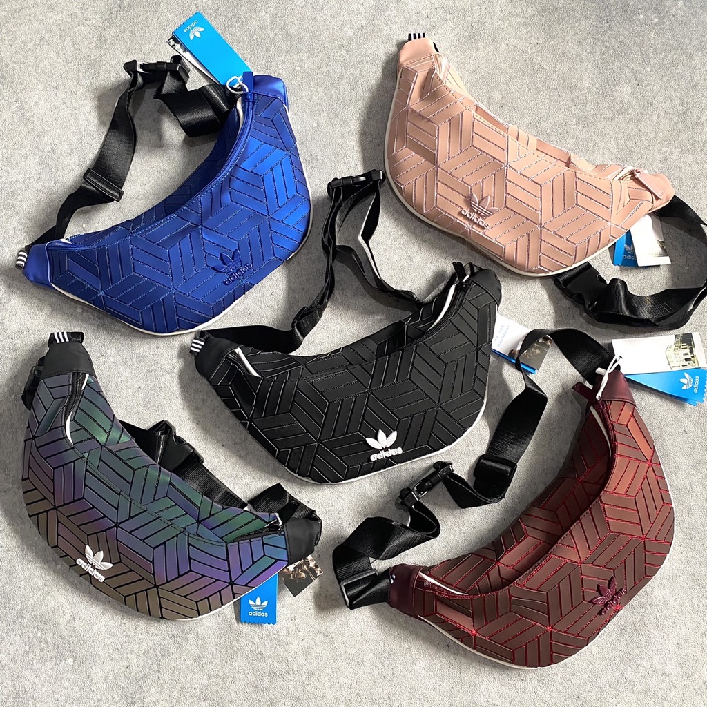 Adidas Waistbag issey miyake reflective New Pattern