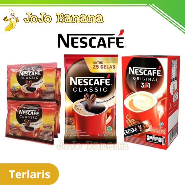 

Nescafe ORIGINAL CLASSIC Kopi Instan Sachet 3 in 1