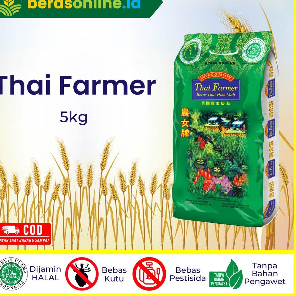 

Buruan Dapetin Beras Online - BERAS THAILAND FARMER 5KG