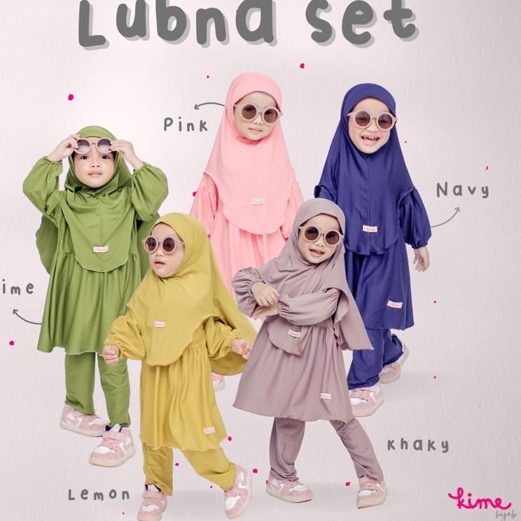 ♛ KIMEHIJAB Gamis Anak murah Oneset Lubna ♛