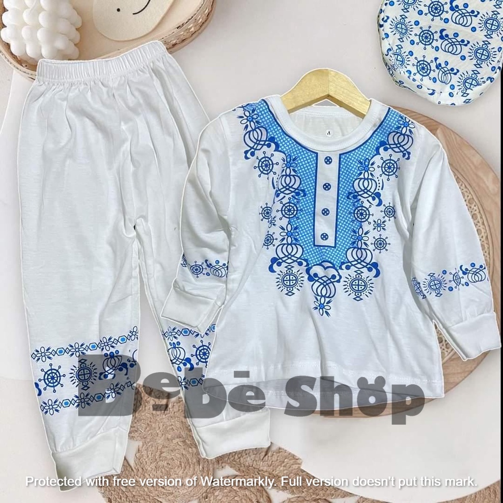 koko anak bahan katun lembut usia 0 sampai 4 tahun//koko lebaran// koko putih anak// koko murah//koko ramadhan