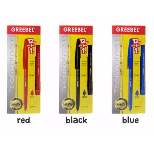 

Pulpen Greebel Technoline 0,5 Per Pack