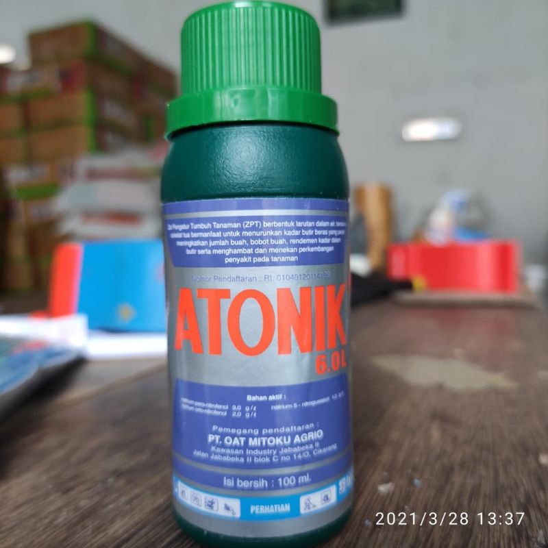 Pupuk Hormon Zat Pengatur Tumbuh Atonik 6.5L .100ML