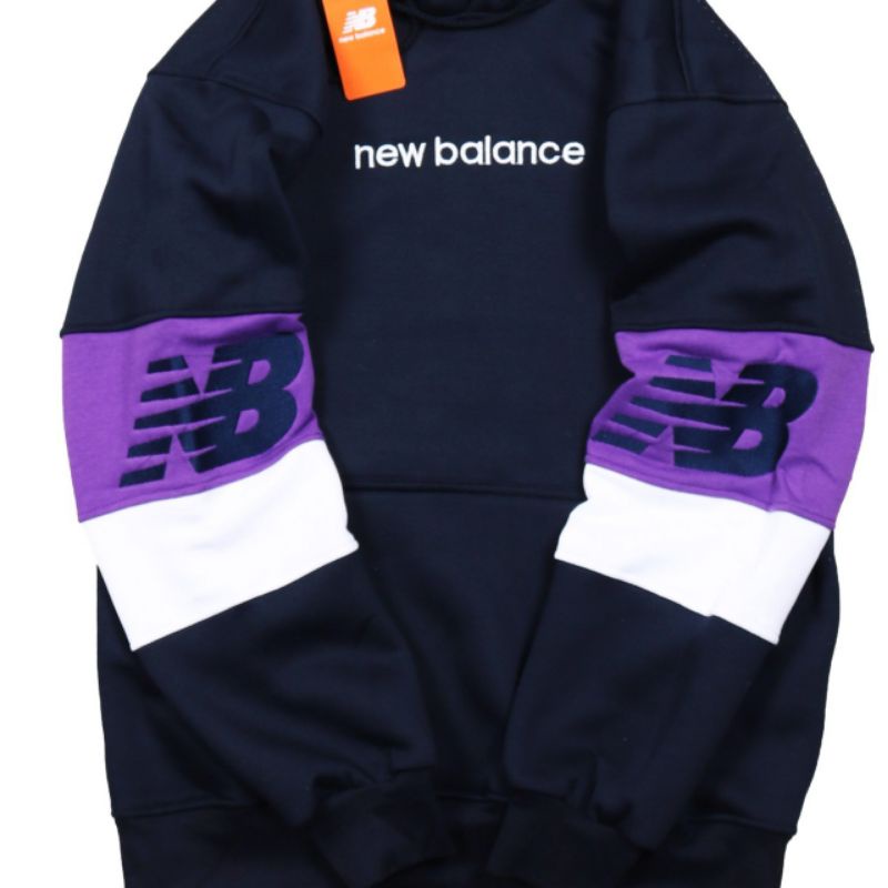 HOODIE NEW BALANCE BORDIR FULL TAG LABEL