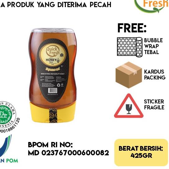 

✈ [ANTI PECAH] Quick Fresh Honey / Asli 425G (Squeeze) ▼
