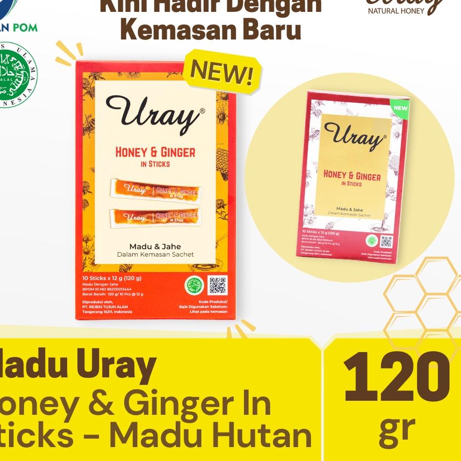 

Kualitas TerbaikU0g0F Madu Uray Honey & Ginger In Sticks 120gr - Madu Murni - Madu Hutan