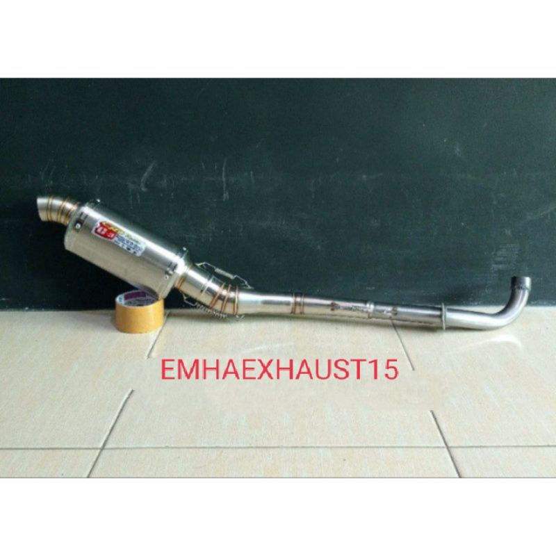 knalpot CLD C3 oval Cb 150R/Verza/Vixion/Jupiter/Vega,/Supra/Revo/Blade/Sonic/Byson/Verza/Gsx/klx/cr