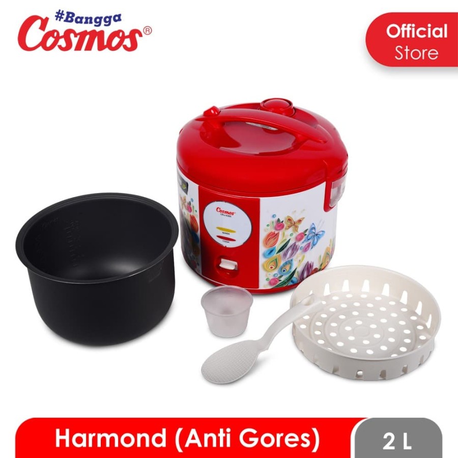 Rice Cooker Cosmos CRJ 6305 2 L Harmond Anti Gores Magic Com CRJ6305 Harmon Penanak Nasi Panci Anti Lecet