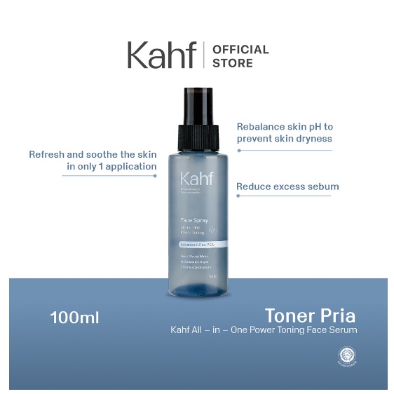 KAHF All In One Toning Face Spray 100ml