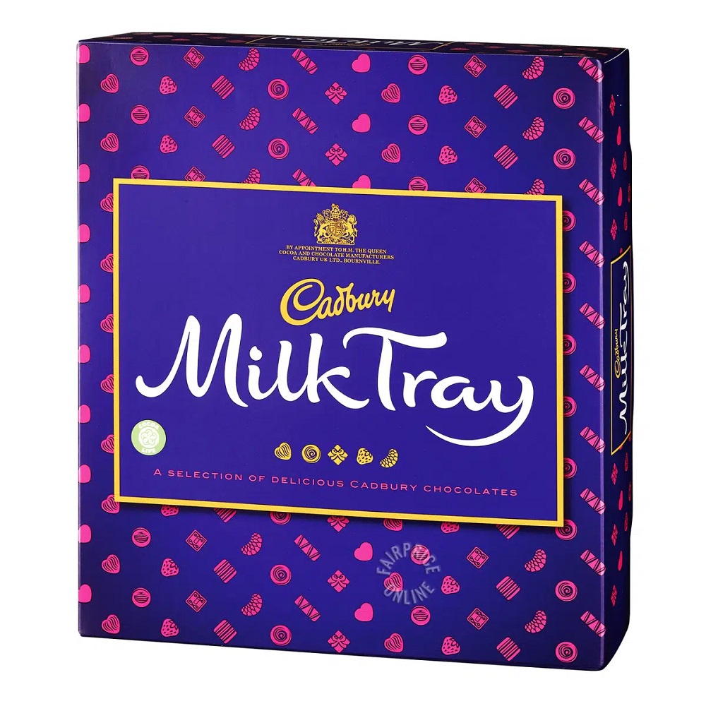 Cadbury Milk Tray Assorted Chocolates Box 360gram asal UK Inggris