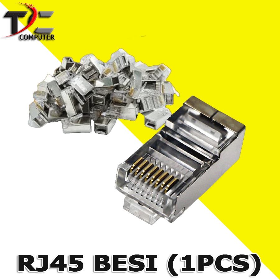 CONNECTOR RJ45 CAT 5 BESI KABEL LAN FTP JACK CONNECTOR BESI CAT 5