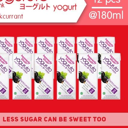 

✺ Yogurt Heavenly Blush Yoguruto Blackcurrant 12x180 ml ♡