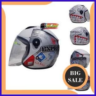 limited stock HELM BMC MILAN MOTIF POST CARD WHITE RED JUAL HALF FACE KYT INK 140ZZ3
