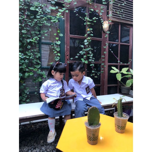Baju Setelan Sekolah Balita/Anak Laki Laki